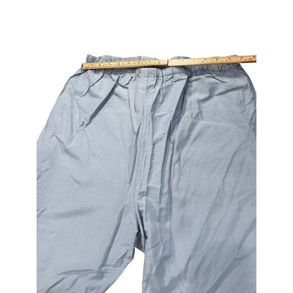 Shein Light Blue Wide-Leg Pants L Viscose & Polyester - Picture 11 of 12